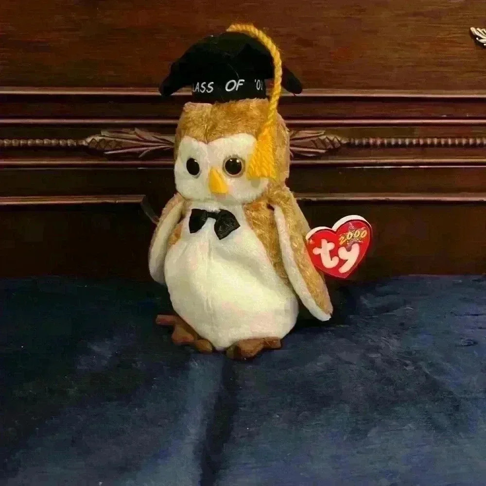 Ty Beanie Baby Wisest the Owl 2000